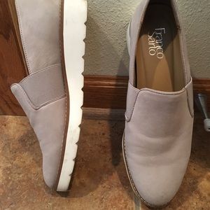 Franco Sarto slip-on, grayish taupe in color 7.5